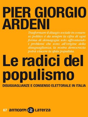 cover image of Le radici del populismo